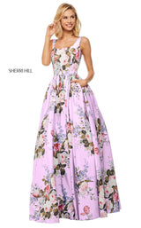 Sherri Hill 52814 Lilac-Print