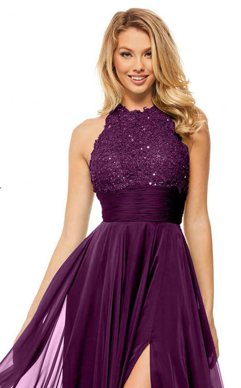 Sherri Hill 52817 Eggplant