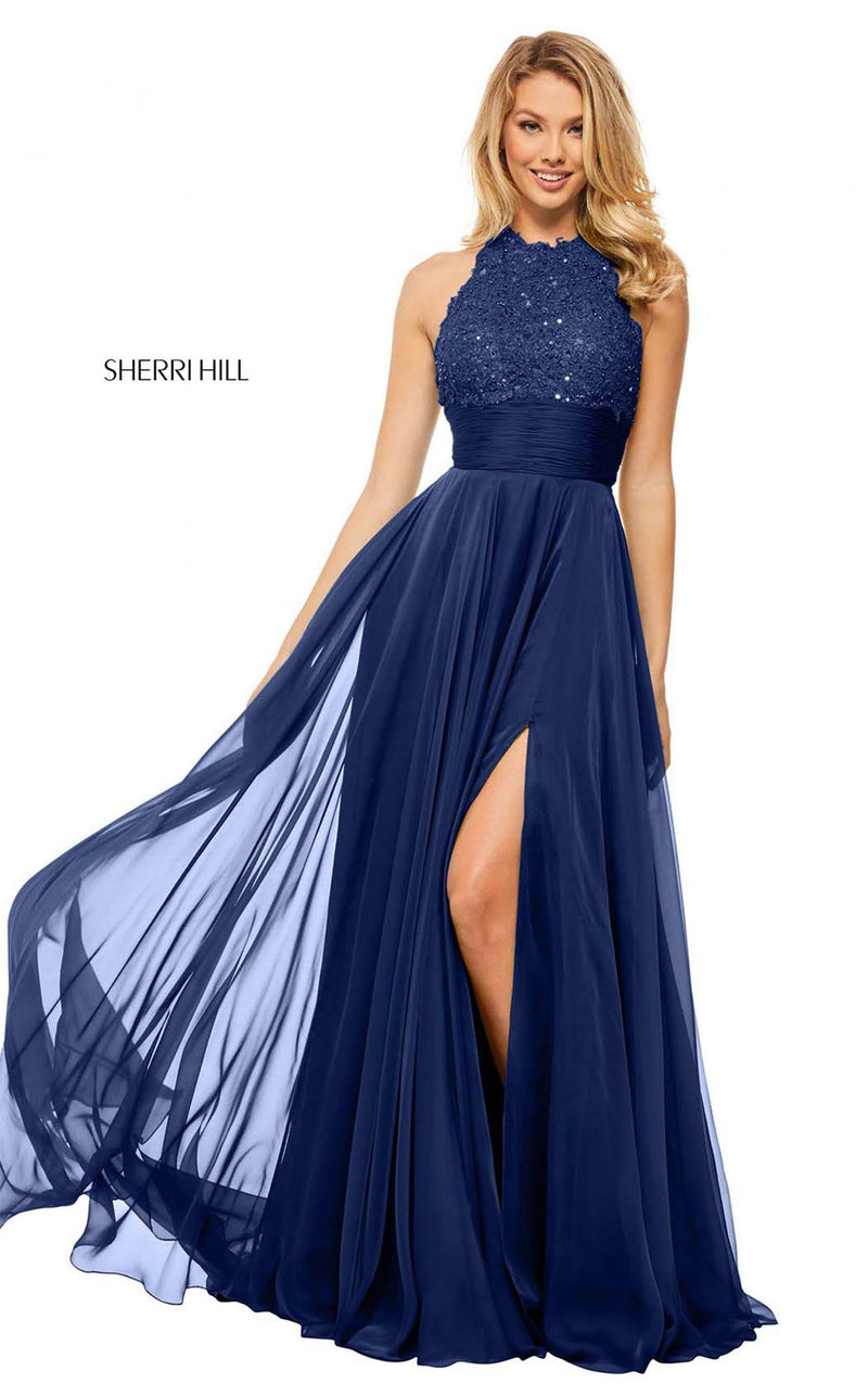 Sherri Hill 52817 Navy