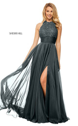 Sherri Hill 52817 Gunmetal