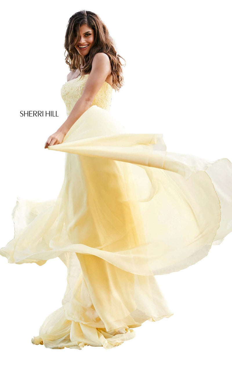 Sherri Hill 52822 Yellow