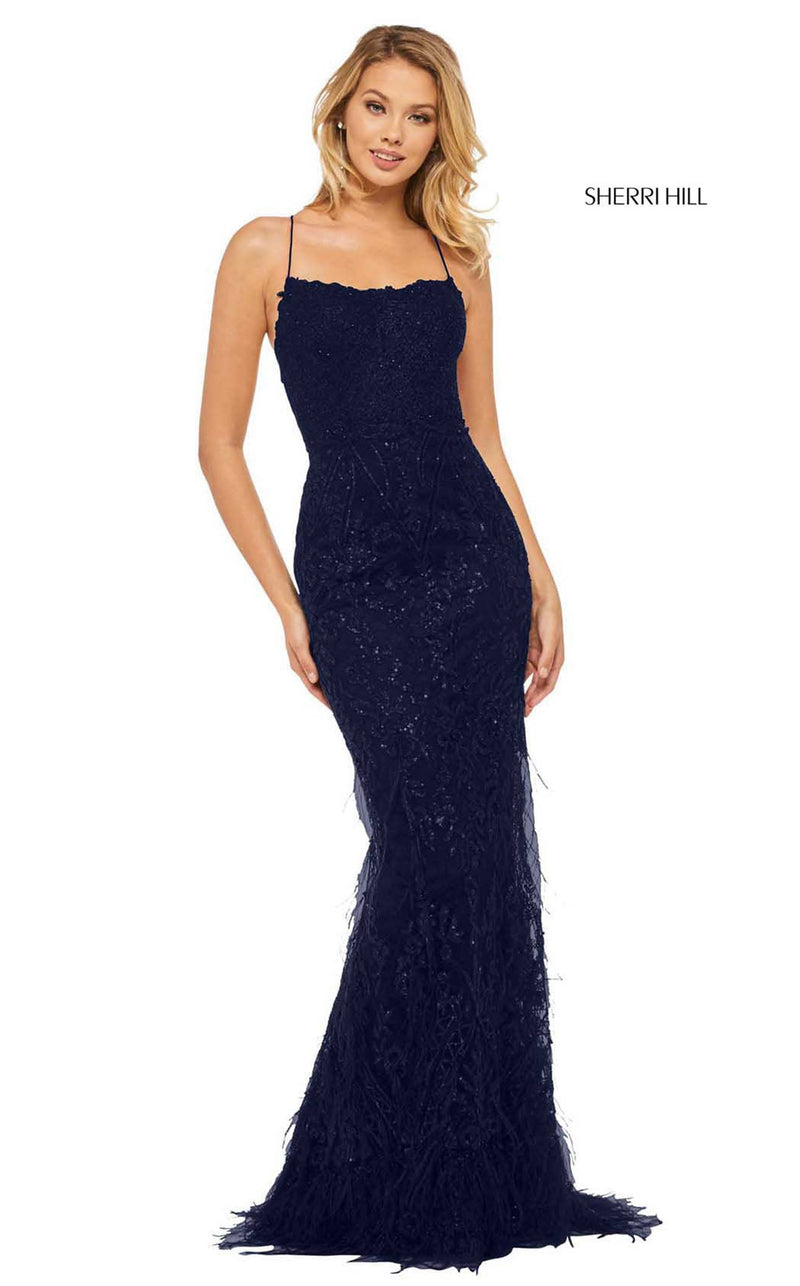 Sherri Hill 52827 Navy