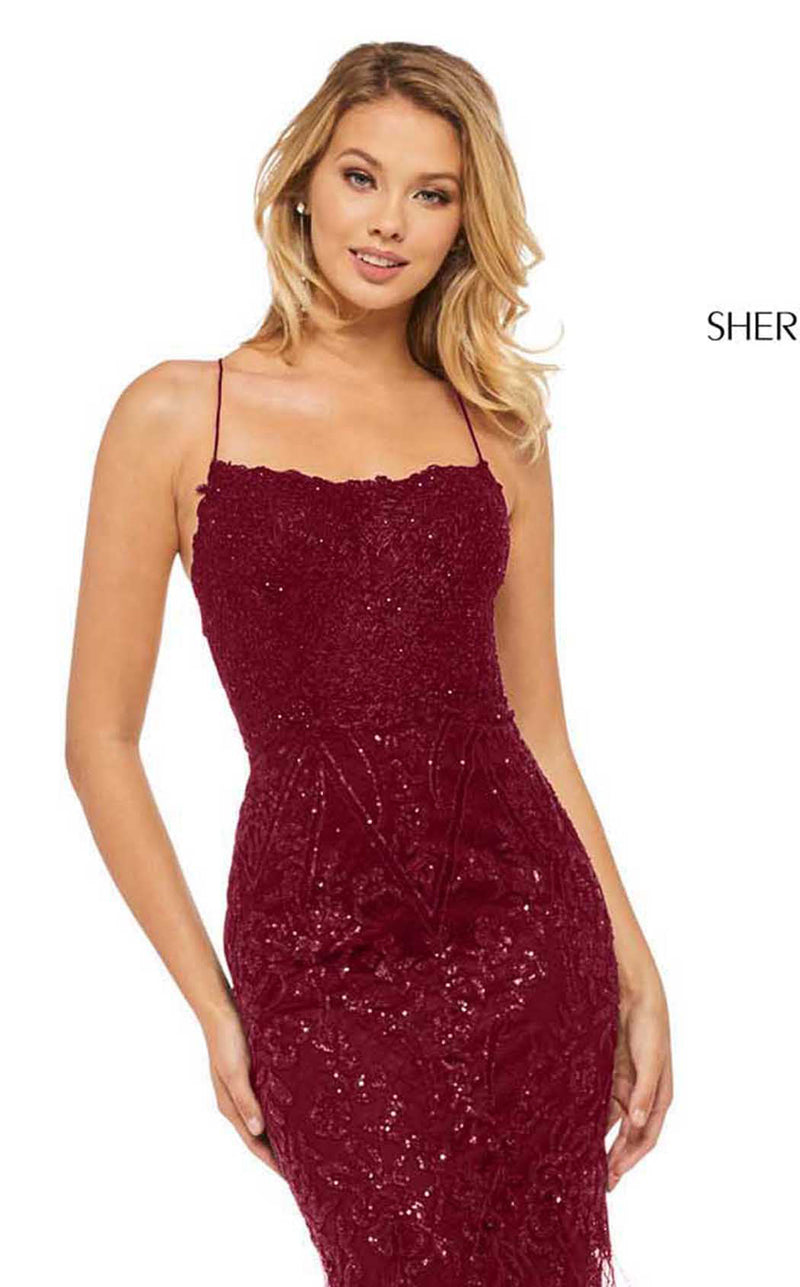 Sherri Hill 52827 Wine