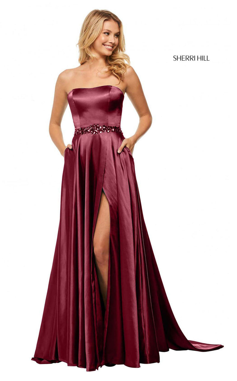 Sherri Hill 52841 Wine