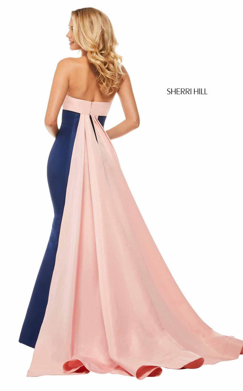 Sherri Hill 52845 Blush-Navy