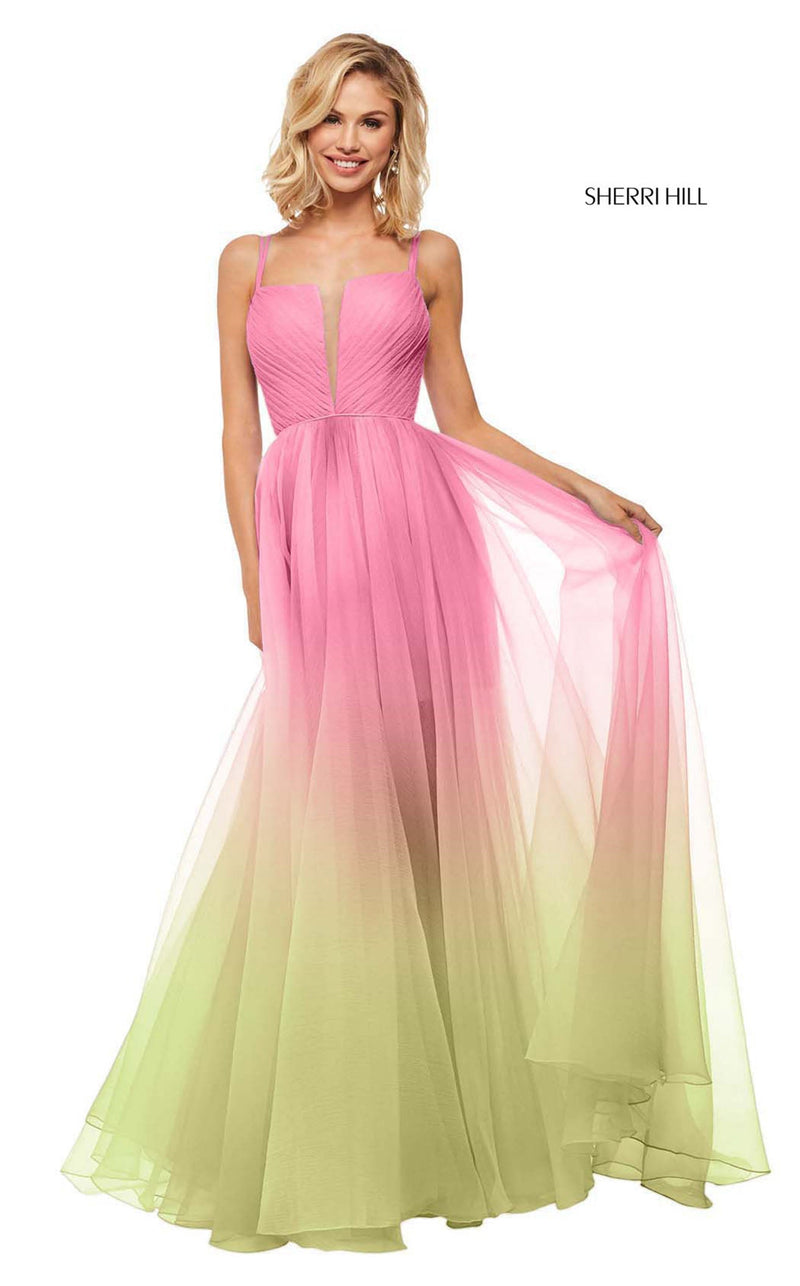 Sherri Hill 52853 Pink-Green