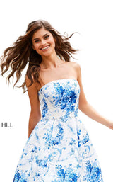 Sherri Hill 52864 Ivory-Blue-Print