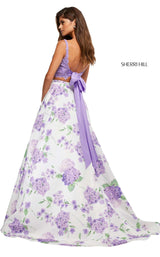 Sherri Hill 52870 Lilac-Ivory-Print