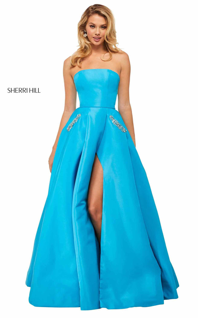 Sherri Hill 52871 Turquoise