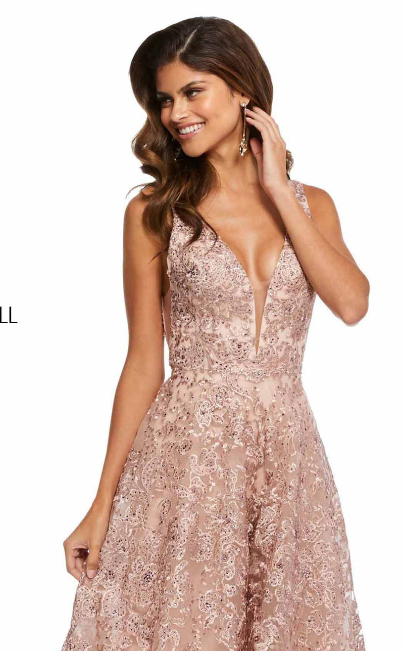 Sherri Hill 52877 Blush-Nude