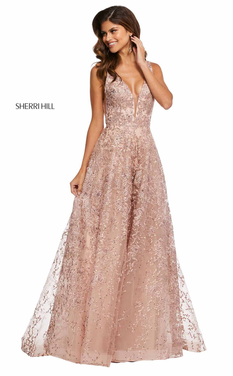 Sherri Hill 52877 Blush-Nude