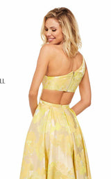 Sherri Hill 52882 Yellow-Print