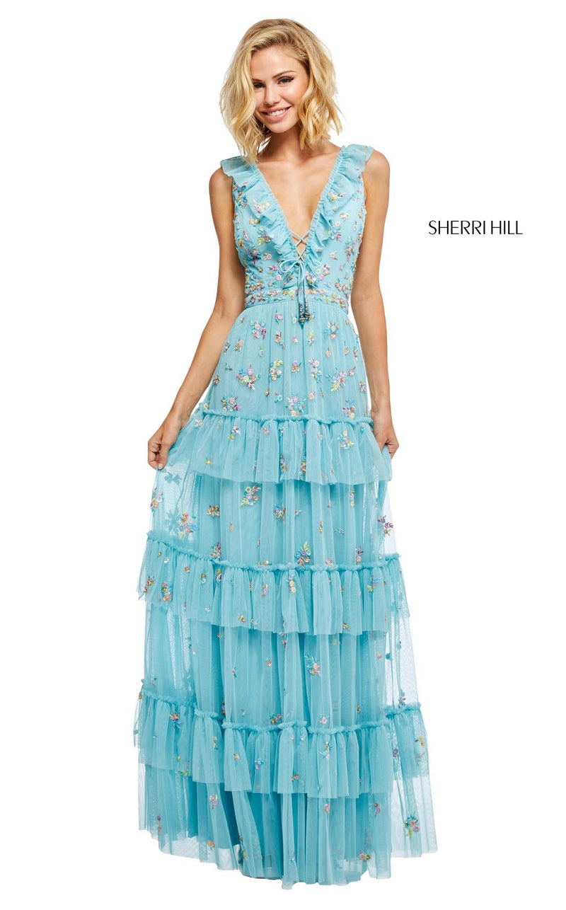 Sherri Hill 52884 Light Blue