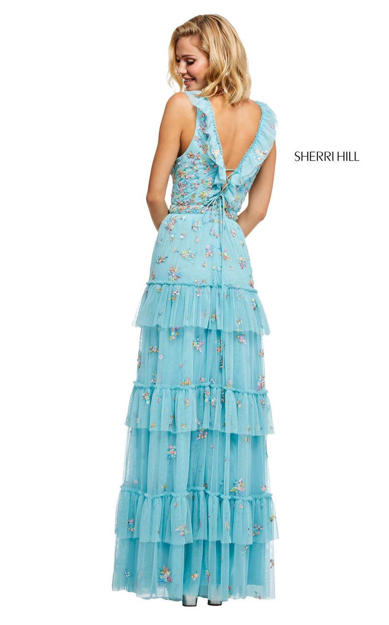 Sherri Hill 52884 Light Blue