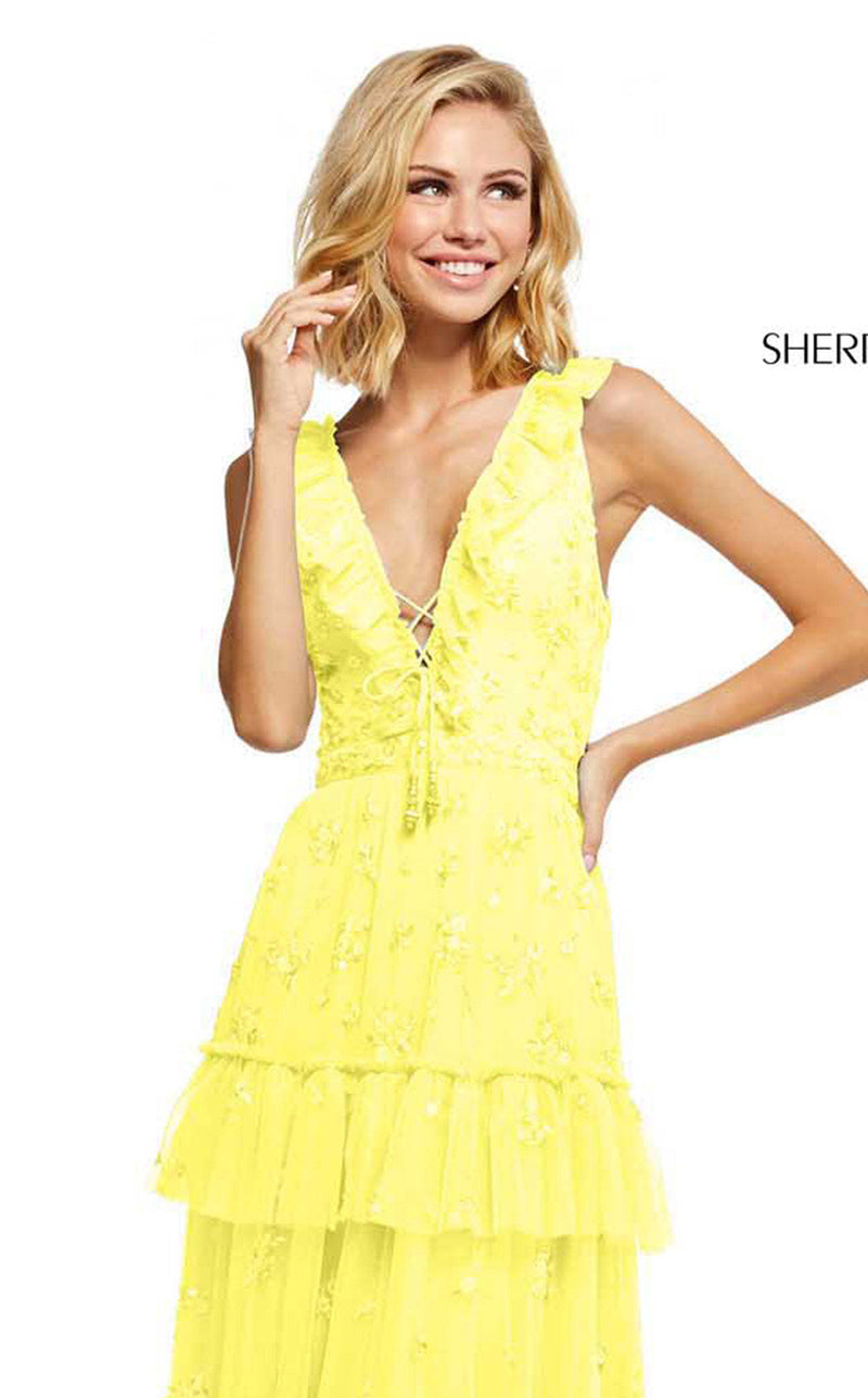 Sherri Hill 52884 Yellow