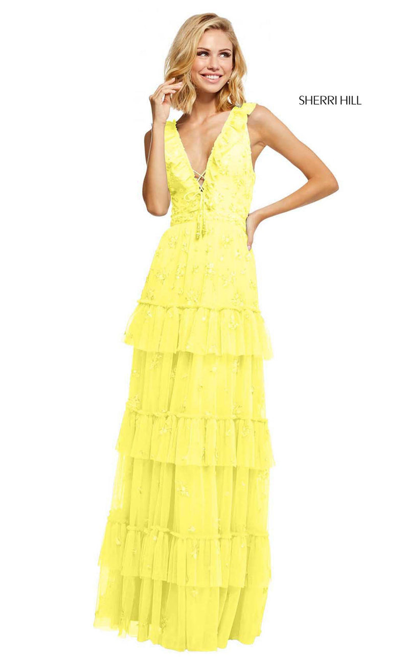 Sherri Hill 52884 Yellow