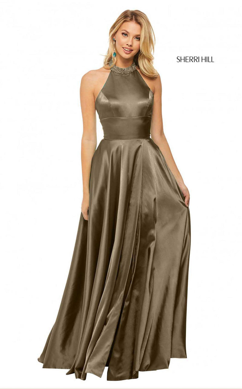 Sherri Hill 52920 Mocha