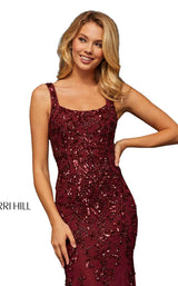 Sherri Hill 52925 Burgundy