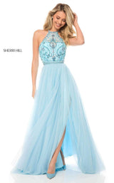 Sherri Hill 51604 Light Blue