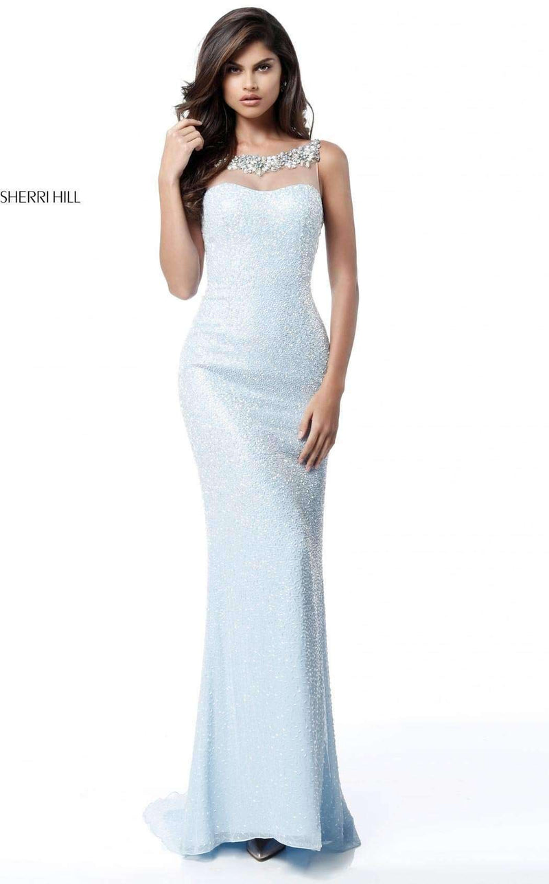 Sherri Hill 51654 Light Blue