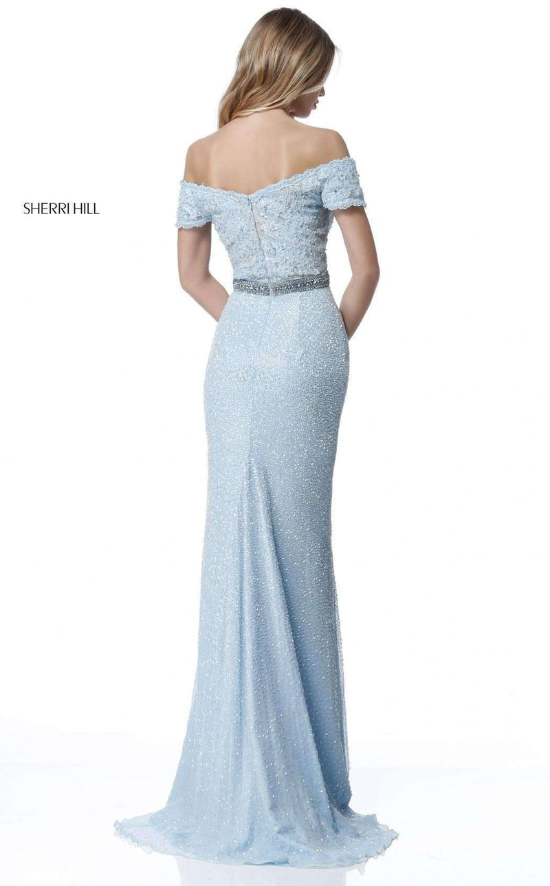 Sherri Hill 51657 Light Blue