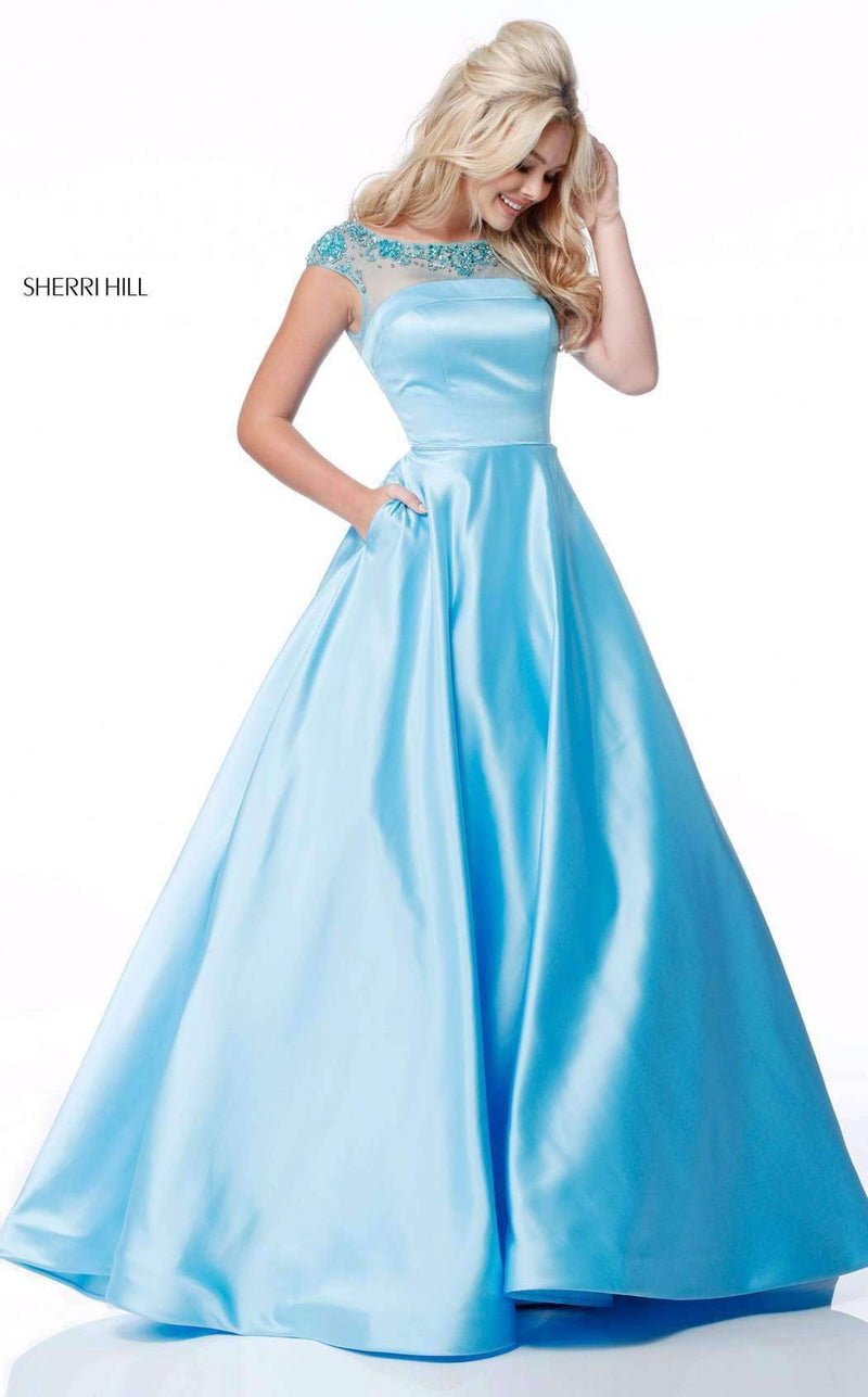 Sherri Hill 51814 Light Blue