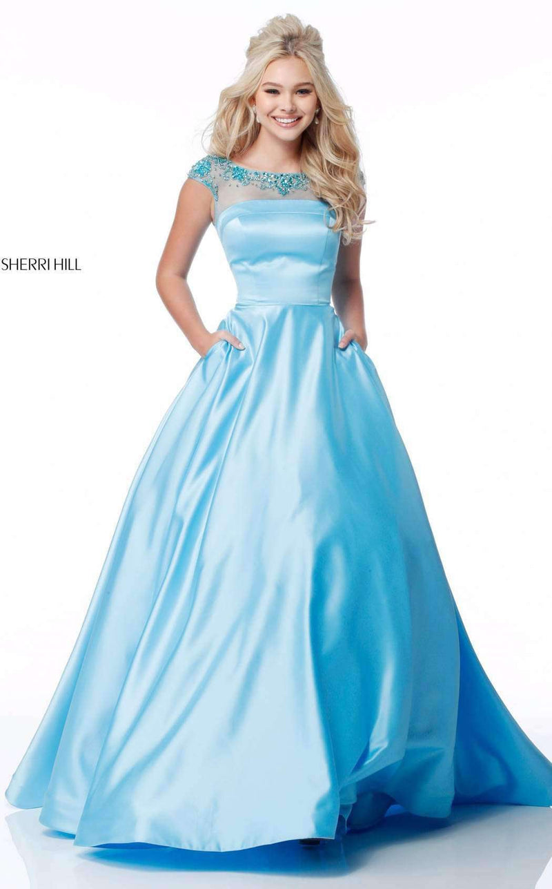 Sherri Hill 51814 Light Blue