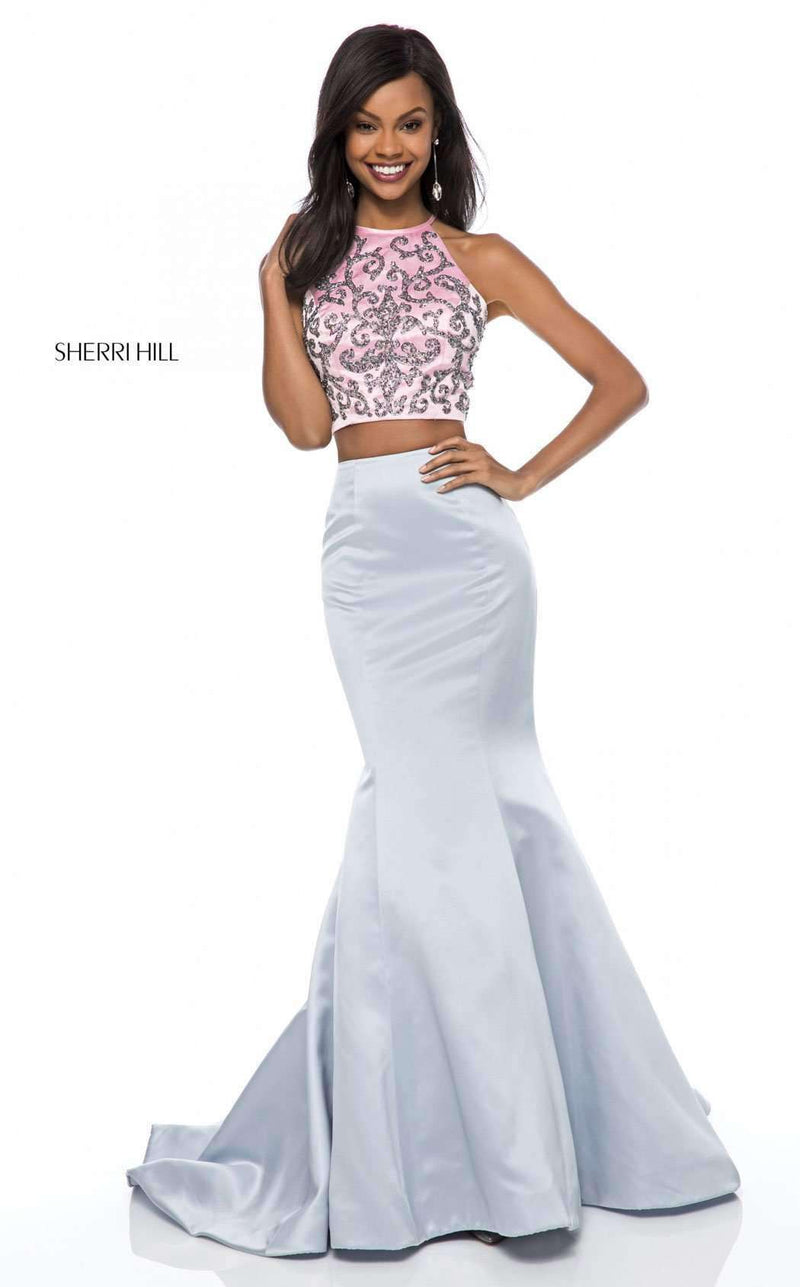 Sherri Hill 51837 Pink/Silver