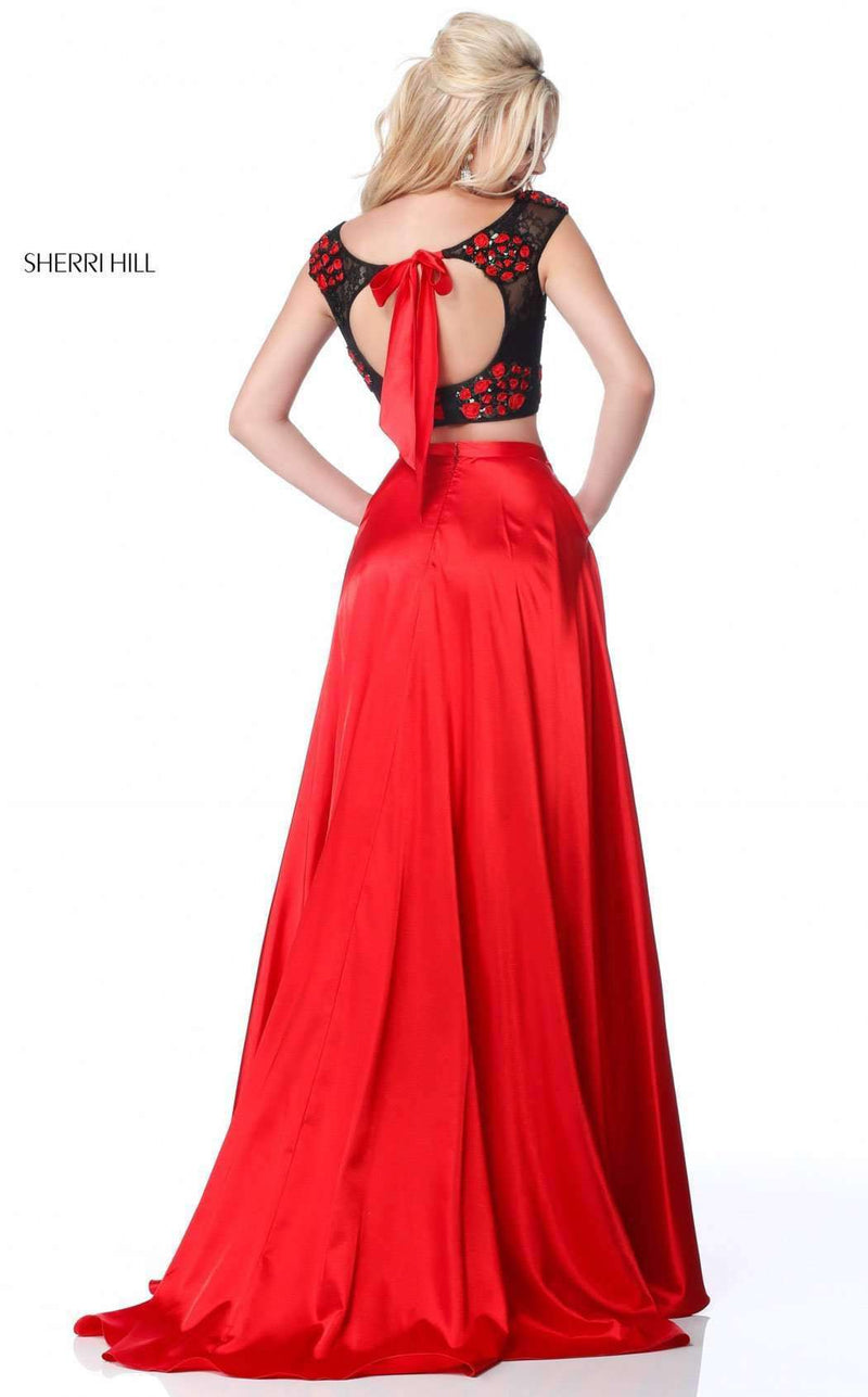 Sherri Hill 51867 Black/Red