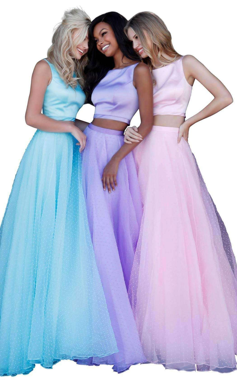 Sherri Hill 51895 Aqua/Lilac/Pink