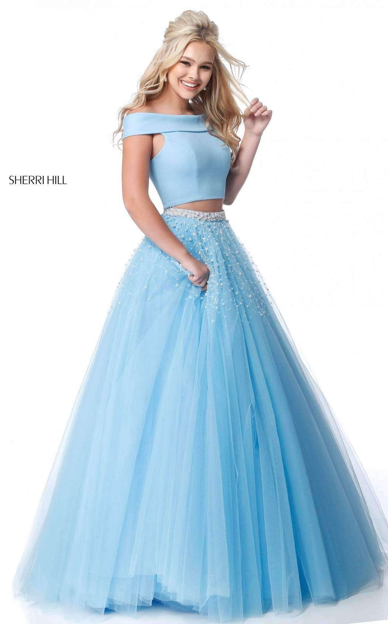 Sherri Hill 51907 Light Blue