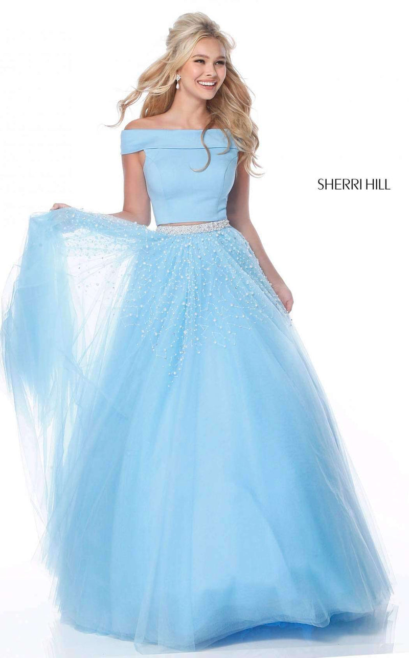 Sherri Hill 51907 Light Blue