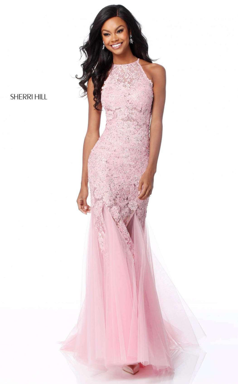 Sherri Hill 51913 Pink/Gold