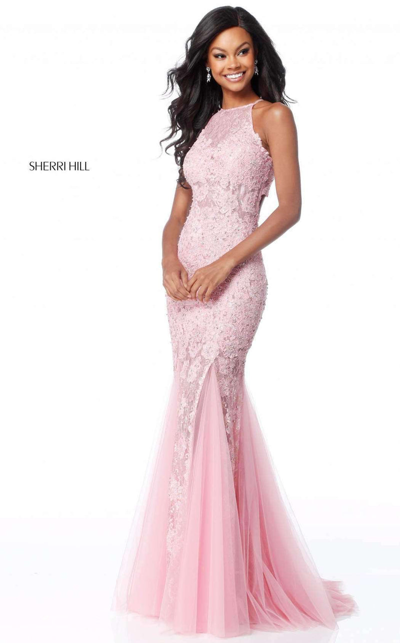 Sherri Hill 51913 Pink/Gold