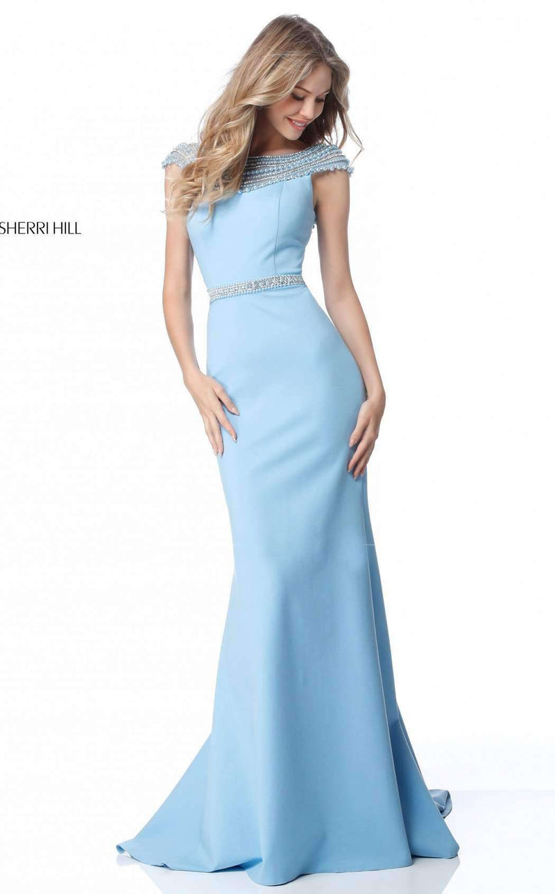 Sherri Hill 51915 Light Blue