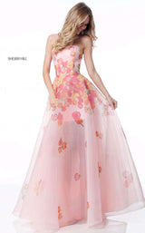 Sherri Hill 51930 Pink Print