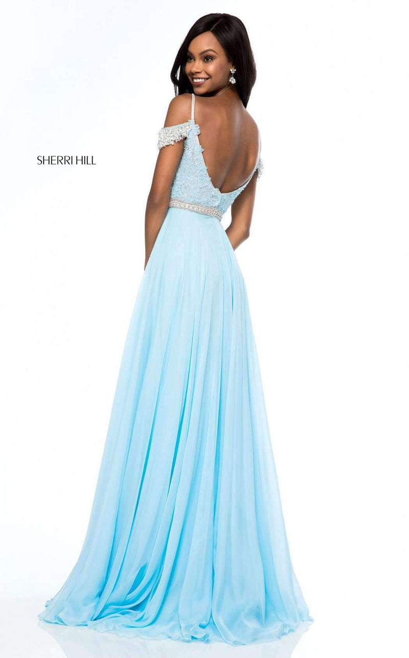 Sherri Hill 51970 Light Blue