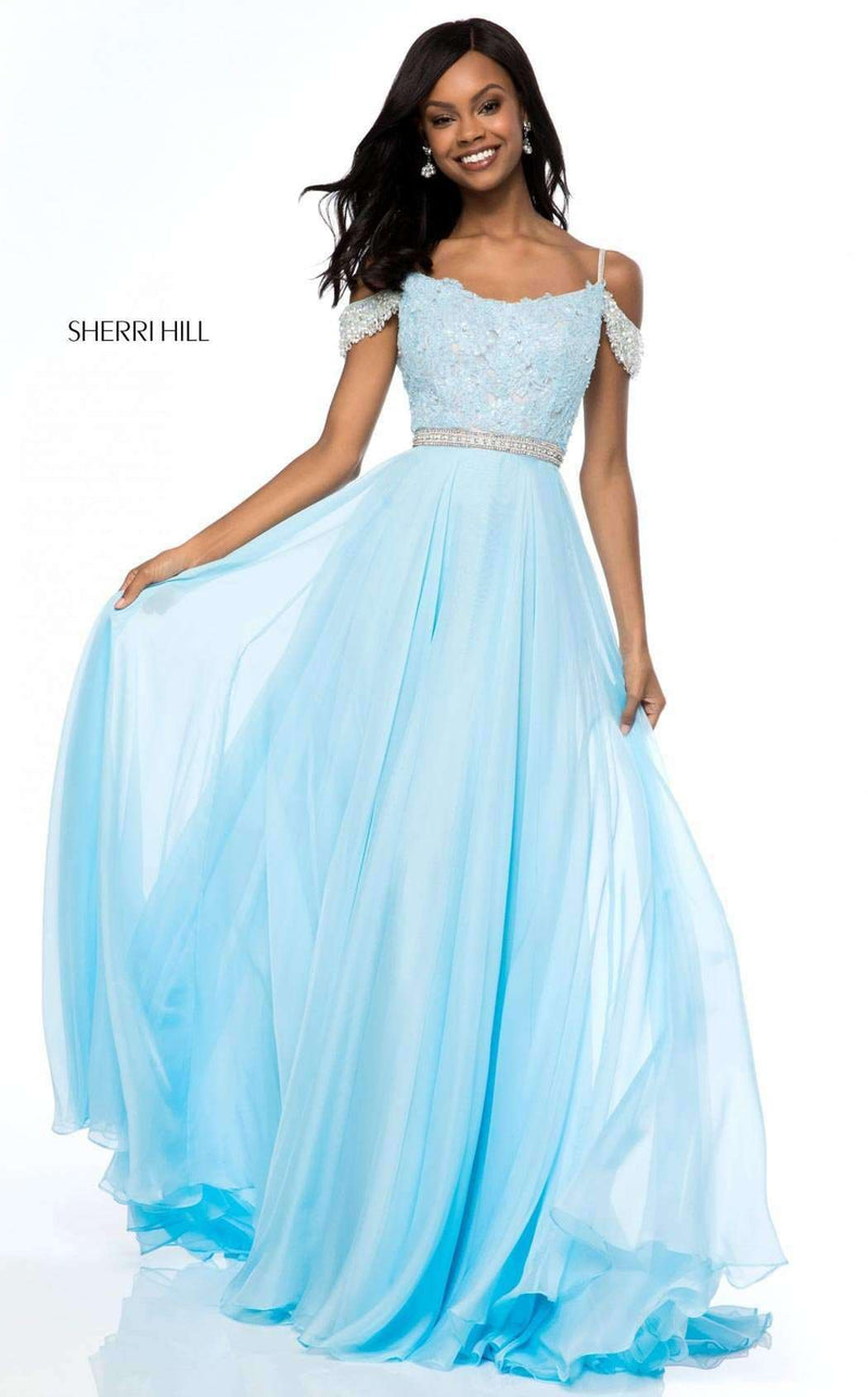 Sherri Hill 51970 Light Blue