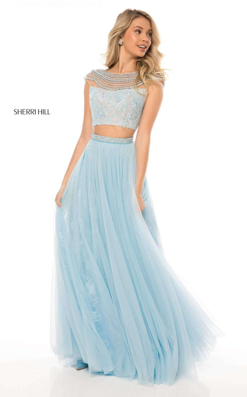 Sherri Hill 51973 Light Blue