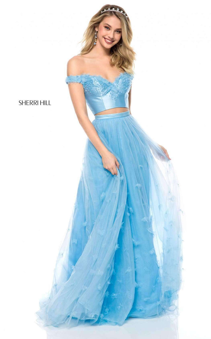 Sherri Hill 52046 Light Blue