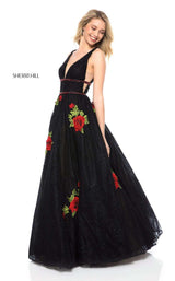 Sherri Hill 52047 Black/Red