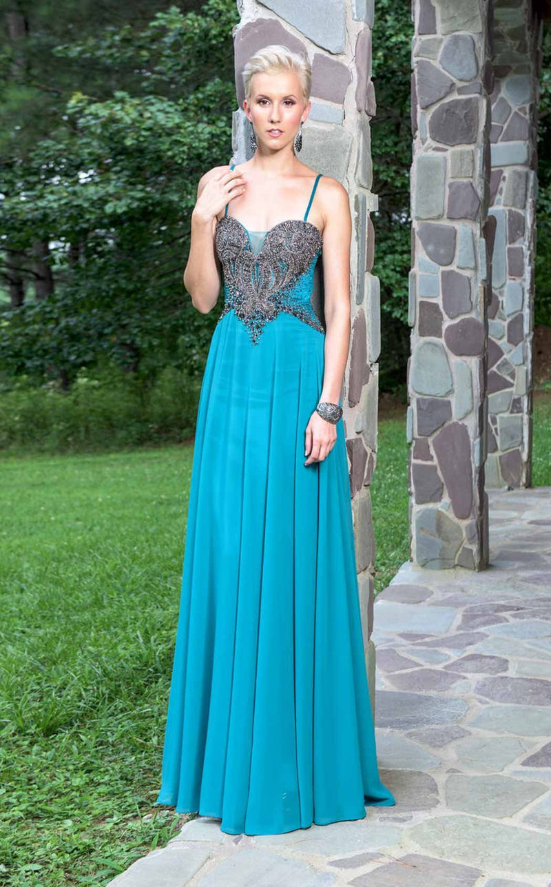 Vienna Prom V8193 Teal